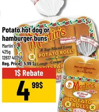 Mayrand Sliced Potato Rolls Potato Hot Dog Bread Canada offer