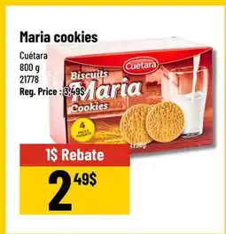 Mayrand Maria Cookies 800 g Cuétara offer
