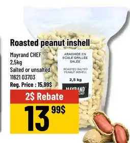 Mayrand Inshell Peanut 2,5 kg Mayrand CHEF Canada offer