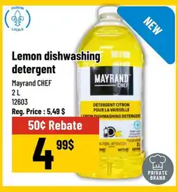 Mayrand Lemon Dishwashing Detergent 2 L Quebec offer