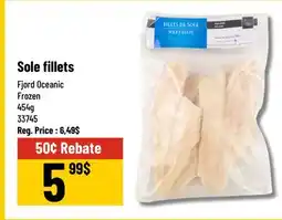 Mayrand Frozen Sole Fillets 1 lb Fjord Oceanic offer