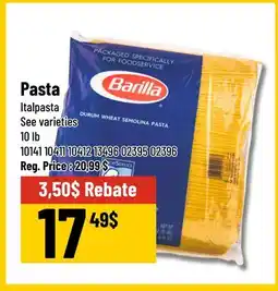 Mayrand Pasta 10 lb Barilla offer