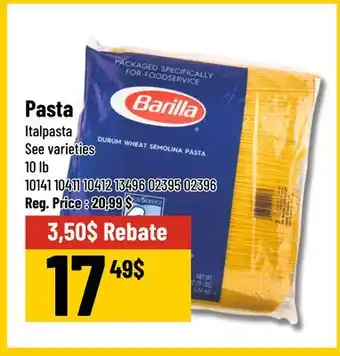 Mayrand Pasta 10 lb Barilla offer