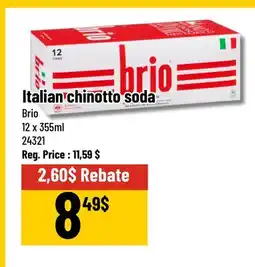 Mayrand Chinotto Italian Soft Drink 355 ml x12 offer