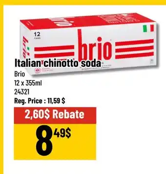 Mayrand Chinotto Italian Soft Drink 355 ml x12 offer