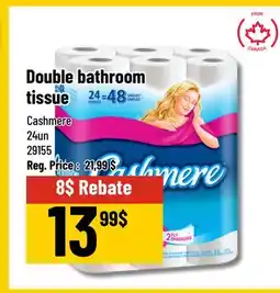 Mayrand Bathroom Tissue 2 ply in Rolls x24 Cashmere offer