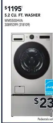 RONA LG 5.2 CU. FT. WASHER offer