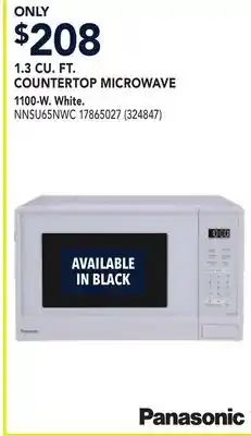 RONA Panasonic 1.3 CU. FT. COUNTERTOP MICROWAVE offer