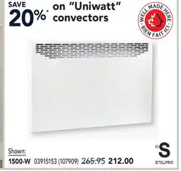 RONA Uniwatt convectors offer