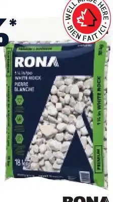 RONA 18-kg. 1-1/4. White RONA decorative stones offer