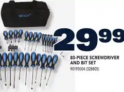 RONA VALU+ 80-PIECE SCREWDRIVER AND BIT SET offer