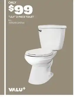 RONA VALU+ LILY 2-PIECE TOILET offer