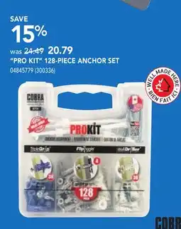RONA PRO KIT 128-PIECE ANCHOR SET offer