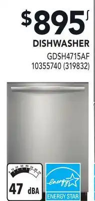 RONA FRIGIDAIRE GALLERY DISHWASHER offer