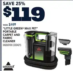RONA LITTLE GREEN MAX PET PORTABLE CARPET AND FABRIC CLEANER offer