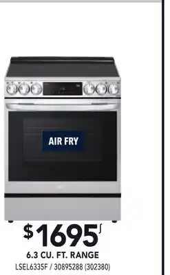 RONA 6.3 CU. FT. RANGE offer