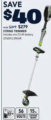 RONA STRING TRIMMER offer