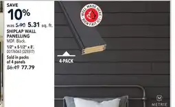 RONA SHIPLAP WALL PANELLING offer