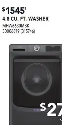 RONA 4.8 CU. FT. WASHER offer