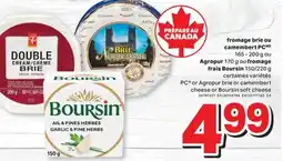 L'Intermarché FROMAGE BRIE OU CAMEMBERT, 165 - 200 G OU AGROPUR, 170 G OU FRAIS, 150/220 G offer