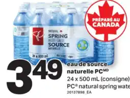 L'Intermarché EAU DE SOURCE NATURELLE, 24 X 500 ML offer