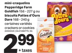L'Intermarché MINI-CRAQUELINS GOLDFISH, 156 - 227 G OU BISCUITS PATTES D'OURS, 168 - 240 G offer
