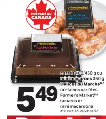 L'Intermarché CARRÉS, 400/450 G OU MINI MACARONS, 350 G offer