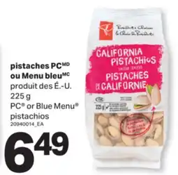 L'Intermarché PISTACHES MENU BLEU, 225 G offer
