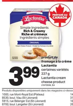 L'Intermarché PRODUIT DE FROMAGE À LA CRÈME, 227 G offer