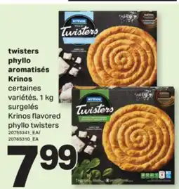 L'Intermarché TWISTERS PHYLLO AROMATISÉS, 1 KG offer