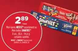 L'Intermarché MINI-BARRES ASSORTIMENT OU MINI-BOÎTES, 58,4 - 94,4 G offer