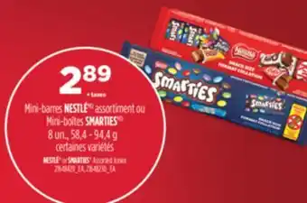 L'Intermarché MINI-BARRES ASSORTIMENT OU MINI-BOÎTES, 58,4 - 94,4 G offer