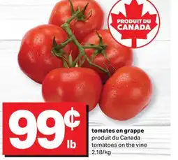 L'Intermarché TOMATES EN GRAPPE offer