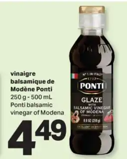 L'Intermarché VINAIGRE BALSAMIQUE DE MODÈNE, 250 G - 500 ML offer
