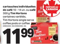 L'Intermarché CARTOUCHES INDIVIDUELLES DE CAFÉ 10 - 14 UN. OU CAFÉ, 300 G offer