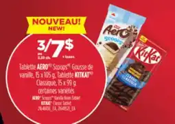 L'Intermarché TABLETTE SCOOPS GOUSSE DE VANILLE, 15 X 105 G, TABLETTE CLASSIQUE, 15 X 99 G offer