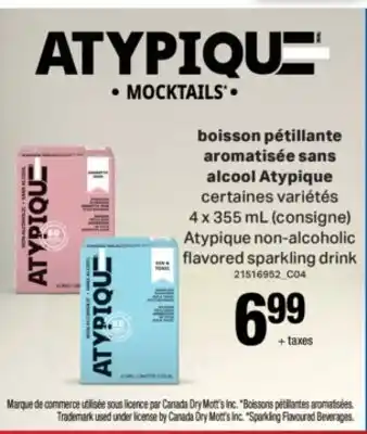L'Intermarché BOISSON PÉTILLANTE AROMATISÉE SANS ALCOOL, 4 X 355 ML offer