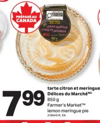 L'Intermarché TARTE CITRON ET MERINGUE, 850 G offer