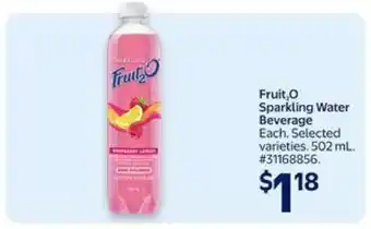 Walmart Fruit,O Sparkling Water Beverage offer