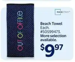 Walmart Beach Towel offer