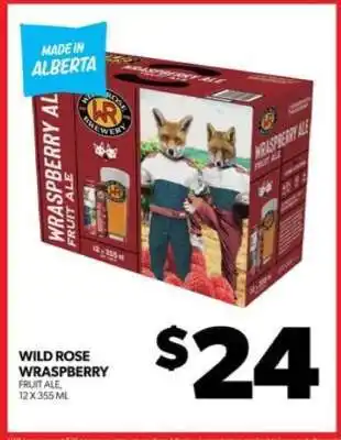 Real Canadian Liquorstore Wild Rose Wraspberry offer