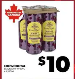 Real Canadian Liquorstore Crown Royal Blackberry Whisky Lemonade offer