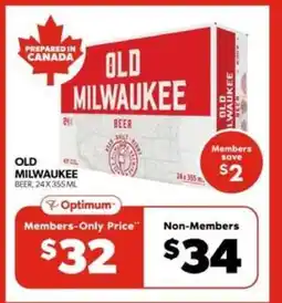 Real Canadian Liquorstore OLD MILWAUKEE offer