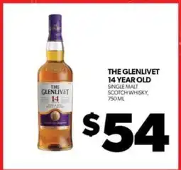 Real Canadian Liquorstore The Glenlivet 14 Year Old offer