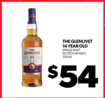 Real Canadian Liquorstore The Glenlivet 14 Year Old offer