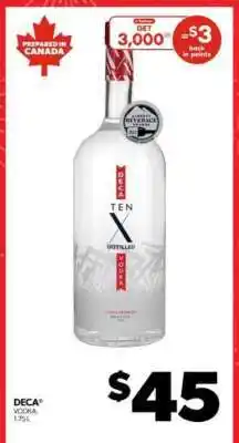 Real Canadian Liquorstore DECA Vodka offer