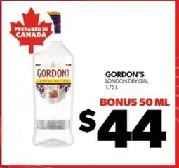 Real Canadian Liquorstore Gordon's London Dry Gin offer