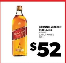 Real Canadian Liquorstore Johnnie Walker Red Label offer