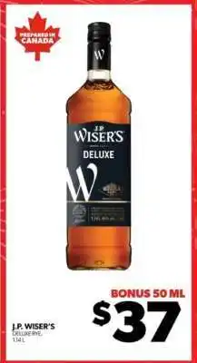 Real Canadian Liquorstore J.P. Wiser's Deluxe Rye offer