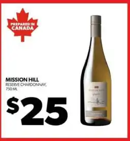 Real Canadian Liquorstore Mission Hill Reserve Chardonnay offer